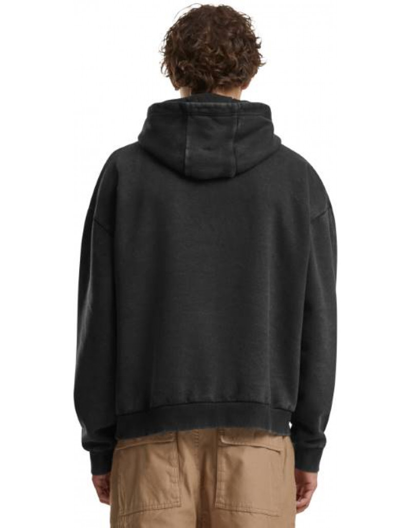 Pulover cu glugă groasă „Stonewash”